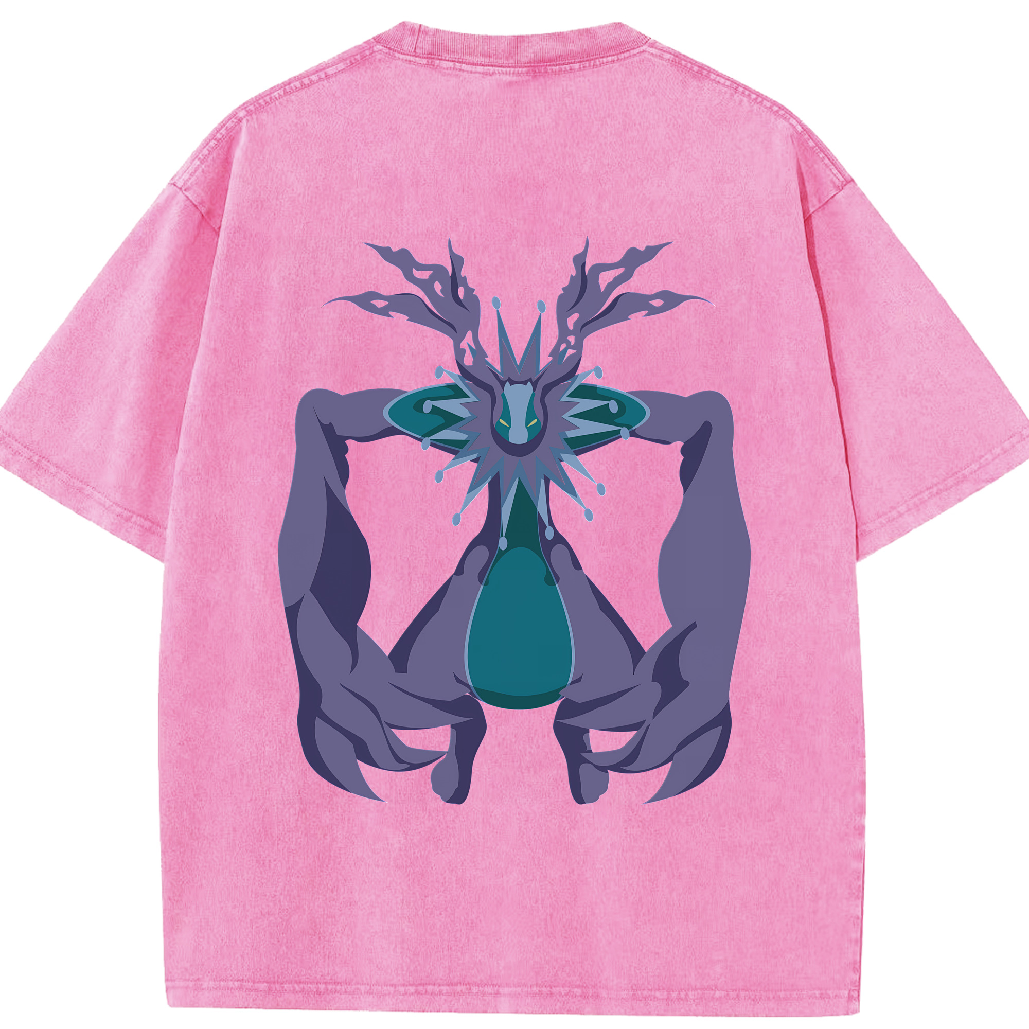 （画像用） Digimon デジタルモンスター/デジモン 綿100% ヴィンテージ風 半袖Tシャツ（背面プリント）